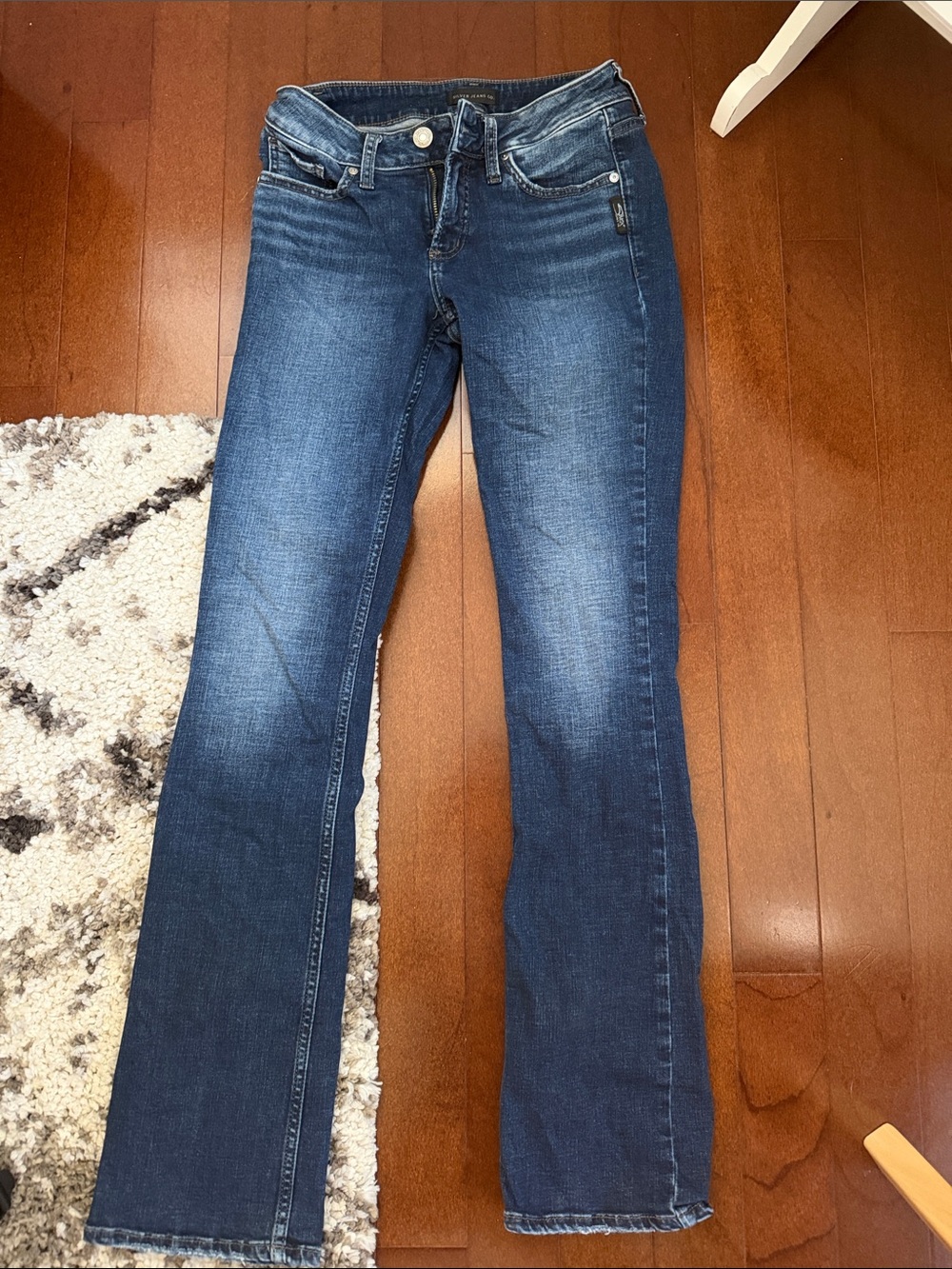 Silver Jeans Women's Boot Cut Dark Blue Denim